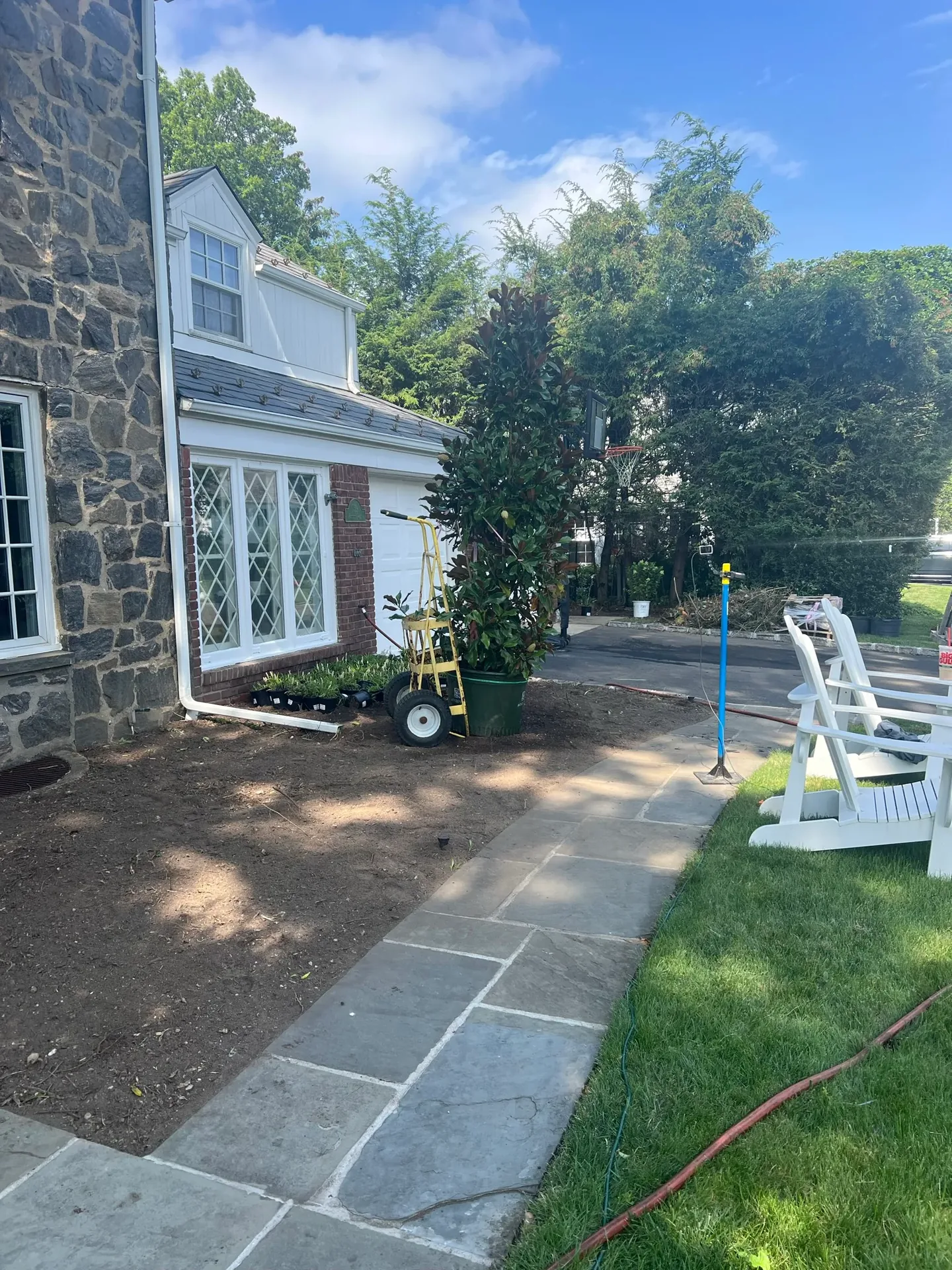 Watson Historic Home in Manhasset, NY during construction
