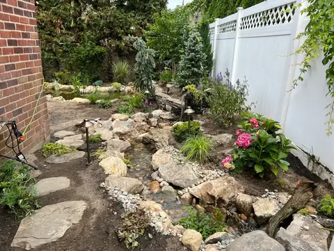 Blackwell garden oasis in Rockaway Beach, completed project, by Scott Anderson Design.